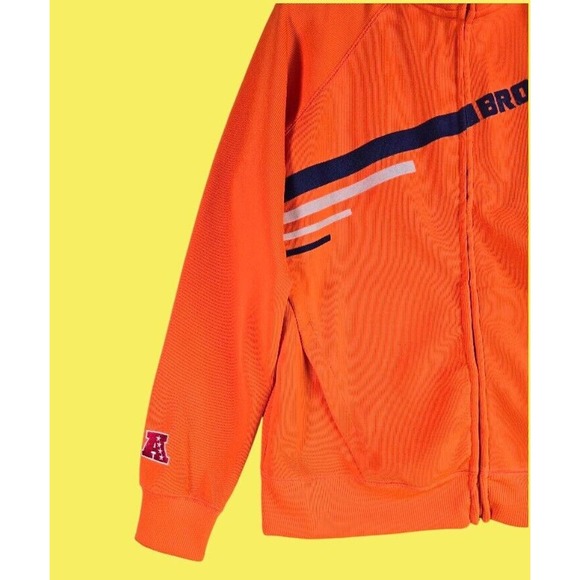 NFL Pro Line WOMEN'S L Orange Denver Broncos Tracksuit Zippered Jacket - Picture 5 of 7